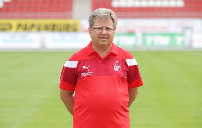 Zwickau - Fussball 3.Liga Zwickau, 18.07.2017, Fussball, 3.Liga, GER, Porträttermin 2017 2018, FSV Zwickau , Im Bild; Mannschaftsarzt Reinhold Müller Mueller. ,