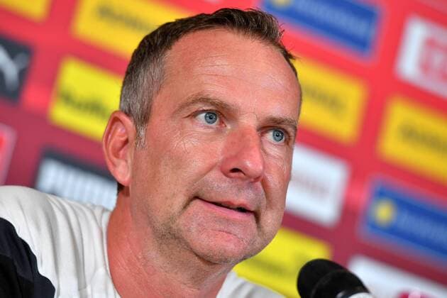 SOCCER - UEFA EURO EM Europameisterschaft Fussball 2017, ENG vs SCO WAGENINGEN,NETHERLANDS,19.JUL.17 - WOMEN SOCCER - UEFA Women s European Championship EM Europameisterschaft 2017, OEFB, Oesterreichischer Fussball-Bund, press conference PK Pressekonferenz team AUT. Image shows head coach Dominik Thalhammer (AUT). GEPAxpictures xFlorianxErtl