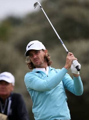 July 19th 2017, Royal Birkdale Golf Club, Southport, England; The 146th Open Golf Championship, Final Practice Day; Tommy Fleetwood (ENG) on the tee of the second hole xDavidxBlunsdenx  ActionPlus11903718