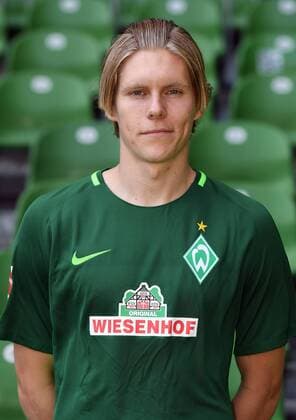 FUSSBALL 1. BUNDESLIGA SAISON 2017 2018 Porträttermin SV Werder Bremen: Aron Johannsson Bremen