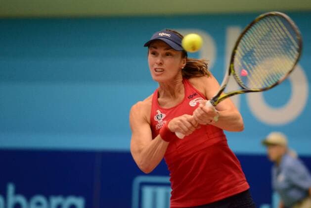 July 19, 2017 - Washington D.C, USA - MARTINA HINGIS of Switzerland in a Washington Kastles match vs. the Orange County Breakers in World Team Tennis. Tennis 2017: World Team Tennis - ZUMAl132 20170719_zap_l132_009 Copyright: xChristopherxLevyx