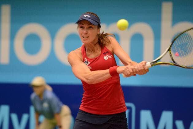 July 19, 2017 - Washington D.C, USA - MARTINA HINGIS of Switzerland in a Washington Kastles match vs. the Orange County Breakers in World Team Tennis. Tennis 2017: World Team Tennis - ZUMAl132 20170719_zap_l132_011 Copyright: xChristopherxLevyx