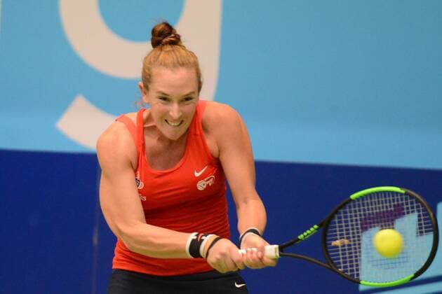 July 19, 2017 - Washington D.C, USA - MADISON BRENGLE in a Washington Kastles match vs. the Orange County Breakers in World Team Tennis. Tennis 2017: World Team Tennis - ZUMAl132 20170719_zap_l132_019 Copyright: xChristopherxLevyx