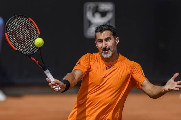 170720 David Marrero, Spanien under dag 5 av Swedish Open den 20 juli 2017 i Bastad.  Copyright: AndersxBjurö ST170720AAB0K