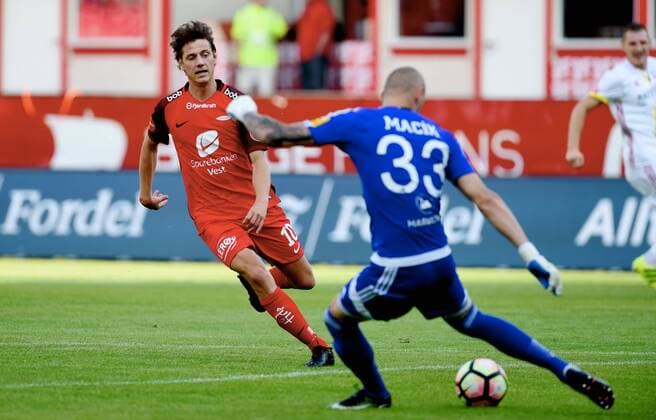 Fotball ,20. juli 2017 , Europa League ,Second Qual. Brann - Ruzomberok Jakob Orlov , Brann 