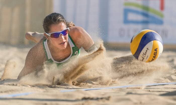 FIVB World Tour - Olsztyn 4-Star Open am 20.07.2017 Chantal Laboureur (GER); FIVB World Tour - Olsztyn 4-Star Open am 20.07.2017, Olsztyn (Polen). xPWx