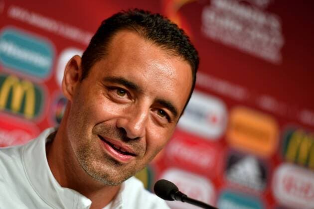 SOCCER - UEFA EURO EM Europameisterschaft Fussball 2017 UTRECHT,NETHERLANDS,21.JUL.17 - WOMEN SOCCER - UEFA Women s European Championship EM Europameisterschaft 2017, Group C, France vs Austria, preview, press conference PK Pressekonferenz team FRA. Image shows head coach Olivier Echouafni (FRA). GEPAxpictures xFlorianxErtl