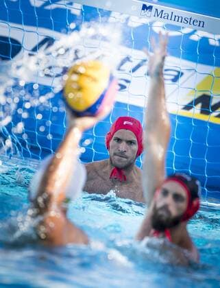 Preliminary Round WaterPolo Men s Brazil BRA (White Cup) Vs Canada CAN (Blue Cup) 1 Milan Radenovic CAN Canada Day 08 21 07 2017 XVII FINA World Championships Aquatics City Park - Varosliget Lake Budapest Hungary Photo Pasquale Mesiano Deepbluemedia Insidefoto psqualexmesiano