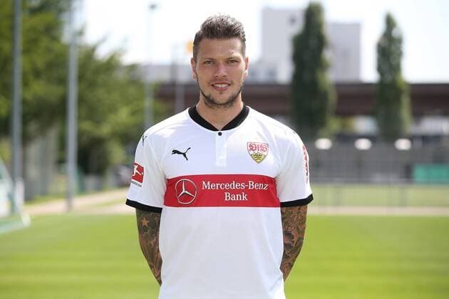 Fussball 1. Bundesliga 2017 2018 21.07.2017 Fototermin beim VfB Stuttgart: Daniel Ginczek Stuttgart