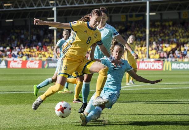 Lotta Schelin Women s Euro 2017, Sweden - Russia, 2-0, De Adelaarhorst Stadion, Deventer, Netherlands, 2017-07-17  xTÄRNHUVUDxANNAx AB_110249942