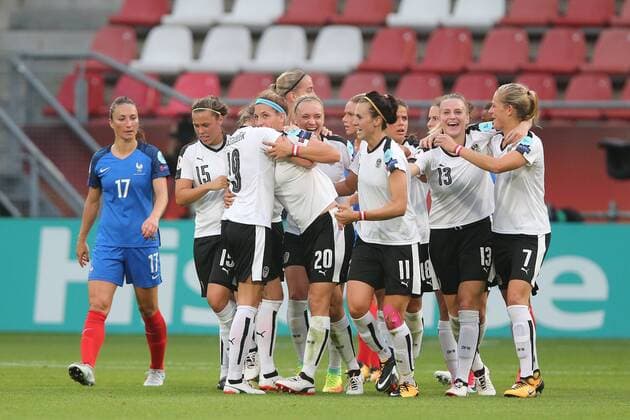 Lisa Makas of Austria women during the UEFA WEURO 2017 Group C group stage match between France and Austria at the Galgenwaard Stadium on July 22, 2017 in Utrecht, The Netherlands Women: France v Austria UEFA WEURO 2017 2017 2018 xVIxVIxImagesx xTomxBodexMultimediaxIVx 8288429
