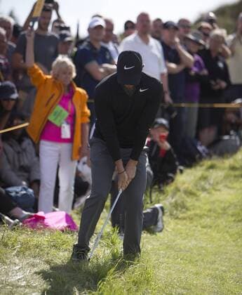 22nd July 2017, Royal Birkdale Golf Club, Southport, England; The 146th Open Golf Championship, third round ; Rory McIlroy (NIR)from the rough xDavidxBlunsdenx  ActionPlus11905212