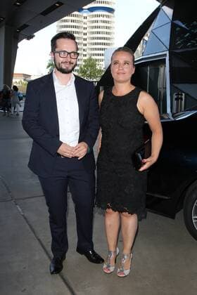 Verena Bentele mit Begleitung, Bayerischer Sportpreis 2017 in der BMW Welt in Muenchen am 22.07.2017