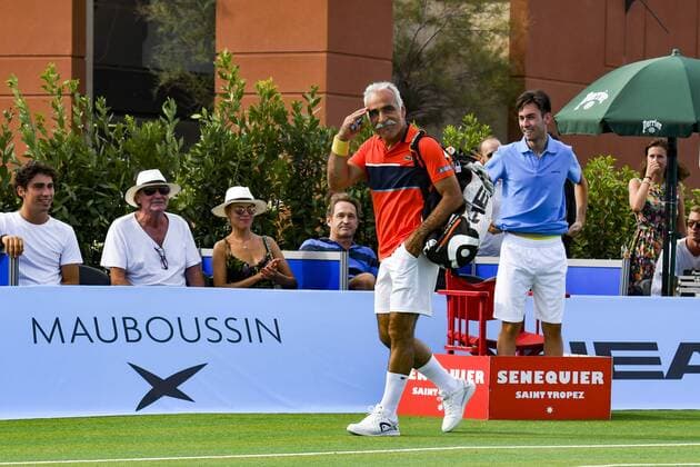 Mansour Bahrami CELEBRITES : Classic Tennis Tour 2017 - Saint Tropez - 22 07 2017 NorbertScanella Panoramic 