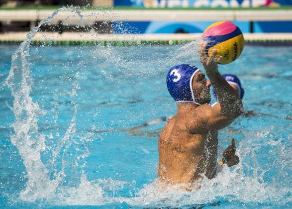 Preliminary Round WaterPolo Men s Canada CAN (White Cup) Vs France FRA (Blue Cup) 3 Igor Kovacevic FRA France Day 10 23 07 2017 XVII FINA World Championships Aquatics City Park - Varosliget Lake Budapest Hungary Photo Pasquale Mesiano Deepbluemedia Insidefoto pasqualexmesiano
