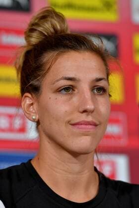 SOCCER - UEFA EURO EM Europameisterschaft Fussball 2017 WAGENINGEN,NETHERLANDS,23.JUL.17 - WOMEN SOCCER - UEFA Women s European Championship EM Europameisterschaft 2017, press conference PK Pressekonferenz team AUT. Image shows Lisa Makas (AUT). GEPAxpictures xFlorianxErtl