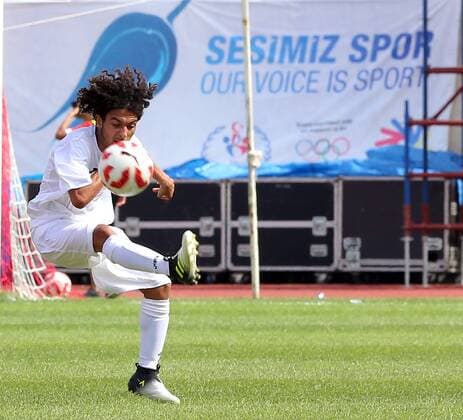 France - Iran Men s Soccer Game- Deaflympics 2017, Turkey Samsun.  DEAF026