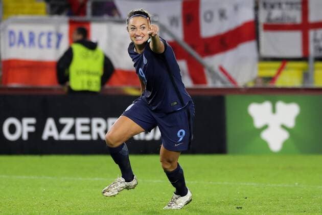 Jodie Taylor (England, 9), jubelt über das Tor zum 2:0, Jubel, Torjubel, Torerfolg, celebrate the goal, goal, celebration, Jubel ueber das Tor, optimistisch, Action, Aktion, Fussball, UEFA Women s EURO 2017, England - Spanien, xozx