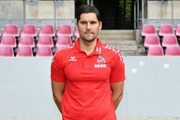 Fußball, GER, 1.BL, Porträttermin 2017 2018, 1. FC Köln, Reha-Trainer Marcel Abanoz (FC Köln). Einzelbild, Portrait, Porträt.