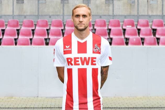 Fußball, GER, 1.BL, Porträttermin 2017 2018, 1. FC Köln, Marcel Risse (FC Köln). Einzelbild, Portrait, Porträt.