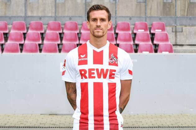 Fußball, GER, 1.BL, Porträttermin 2017 2018, 1. FC Köln, Simon Zoller (FC Köln). Einzelbild, Portrait, Porträt.
