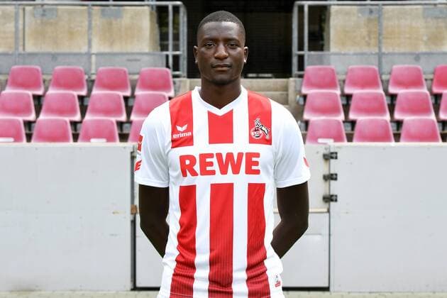 Fußball, GER, 1.BL, Porträttermin 2017 2018, 1. FC Köln, Sehrou Guirassy (FC Köln). Einzelbild, Portrait, Porträt.