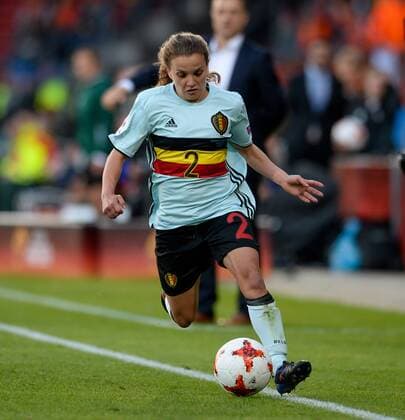 Fußball, Frauen EM, Belgien - Niederlande Belgium s Davina Philtjens pictured in action during a soccer game between Belgian national women s soccer team Red Flames and The Netherlands, the third game in group A in the group stage of the Women s European Championship EM Europameisterschaft 2017 in the Netherlands, Monday 24 July 2017 in Tilburg, The Netherlands. DAVIDxCATRY  x05138115x