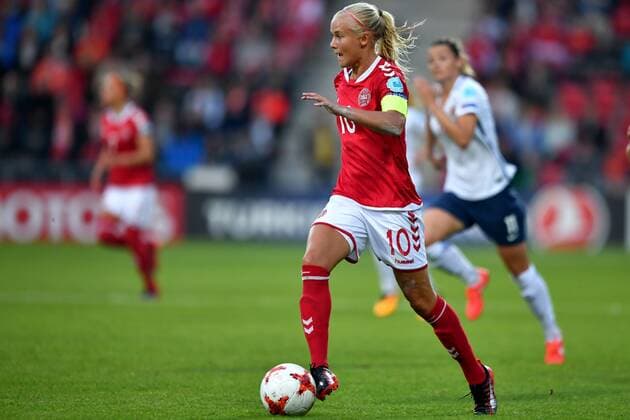 SOCCER - UEFA EURO EM Europameisterschaft Fussball 2017, NOR vs DEN DEVENTER,NETHERLANDS,24.JUL.17 - WOMEN SOCCER - UEFA Women s European Championship EM Europameisterschaft 2017, Group A, Norway vs Denmark. Image shows Pernille Harder (DEN). GEPAxpictures xFlorianxErtl