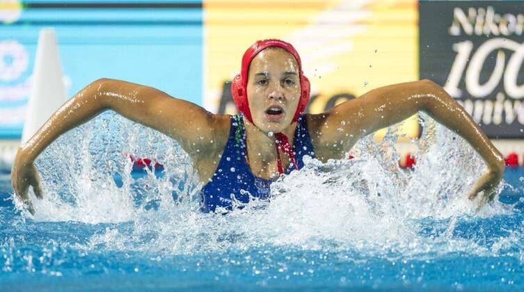 Quarterfinal WaterPolo Women s Hungary HUN (White Cup) Vs Canada CAN (Blue Cup) 1 Edina Gangl HUN Hungary Day 11 24 07 2017 XVII FINA World Championships Aquatics City Park - Varosliget Lake Budapest Hungary Photo Pasquale Mesiano Deepbluemedia Insidefoto pasqualexmesiano