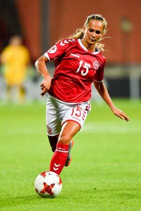 Fußball, Frauen EM, Norwegen - Dänemark Frederikke Skjodt Thogersen (Daenemark, Denmark) (15) in Aktion, in Action, Fussball, UEFA Women s EURO 2017, Norwegen - Dänemark, xmkx