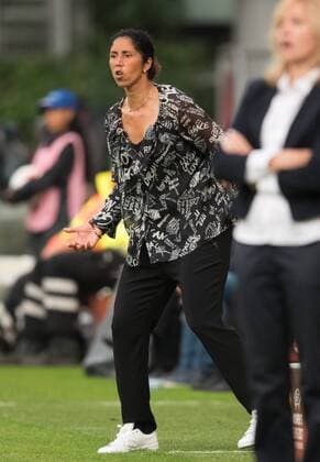 Themen der Woche - SPORT Themen der Woche - SPORT Bilder des Tages - SPORT Cheftrainerin Steffi Jones (GER) Vorrunde: Russland - Deutschland in Utrecht am 25.07.2017. UEFA Fussball Frauen Europameisterschaft 2017 in den Niederlanden,