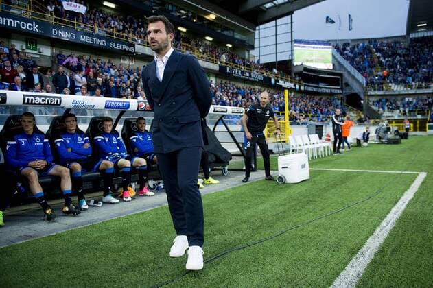 Club Brugge s head coach Ivan Leko pictured at the start of a soccer game between Belgian team Club Brugge KSV and Turkish club Istanbul Basaksehir F.K., the first leg of the third qualifying round for the UEFA Champions League competition, Wednesday 26 July 2017 in Brugge. JASPERxJACOBS  x05139300x