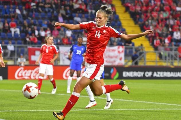 Switzerland v France UEFA Women s Euros 2017 Rahel Kiwic of Switzerland during the UEFA Women s Euros 2017 match at the Rat Verlegh Stadion, Breda Copyright: xKristianxKanex FIL-10443-0009 UK Newspapers OUT