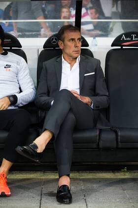 Basaksehir s head coach Abdullah Avci pictured at a soccer game between Belgian team Club Brugge KSV and Turkish club Istanbul Basaksehir F.K., the first leg of the third qualifying round for the UEFA Champions League competition, Wednesday 26 July 2017 in Brugge. KURTxDESPLENTER  x05139382x