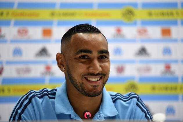 MARSEILLE, FRANCE - JUNE 26 : Dimitri Payet of OM pictured during the press conference PK Pressekonferenz the day before Europa league third qualifying round , 1st leg match between Olympique de Marseille and KV Oostende on June 26, 2017 in stade Velodrome, Marseille, France, 26 07 2017 FOOTBALL : Conference De Presse Olympique De Marseille - 26 07 2017 PhotoNews Panoramic 