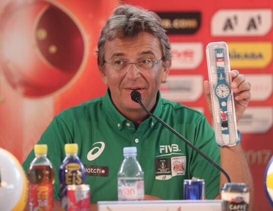 Beach volleyball Beachvolleyball - FIVB World Championships 2017 VIENNA,AUSTRIA,27.JUL.17 - BEACH VOLLEYBALL - FIVB World Championships, press conference PK Pressekonferenz Image shows Hannes Jagerhofer. GEPAxpictures xChristianxOrt