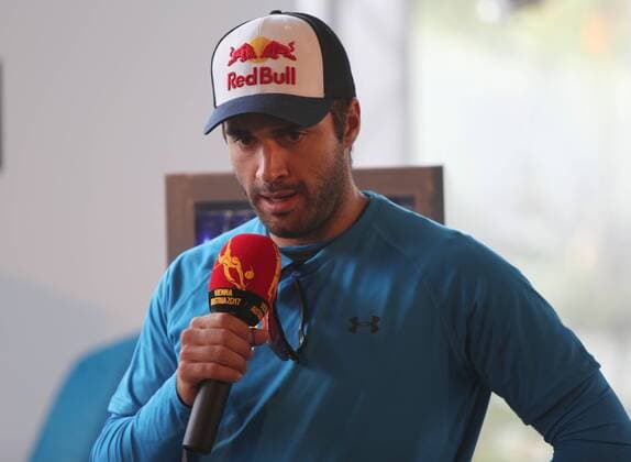 Beach volleyball Beachvolleyball - FIVB World Championships 2017 VIENNA,AUSTRIA,27.JUL.17 - BEACH VOLLEYBALL - FIVB World Championships, press conference PK Pressekonferenz Image shows Bruno Schmidt (BRA). GEPAxpictures xChristianxOrt