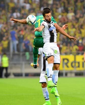 Nabil Dirar of Fenerbahce and of Sturm Graz during the UEFA Europa League match between Sturm Graz and Fenerbahce at Merkur Arena (UPC) in Graz , Austria, on 27 July 2017. 