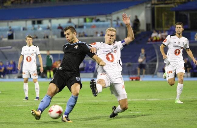 Zagreb, 27 07 2017 - Stadion Maksimir, Third qualifying round , 1st leg. GNK Dinamo (black) - Odds BK (white) _