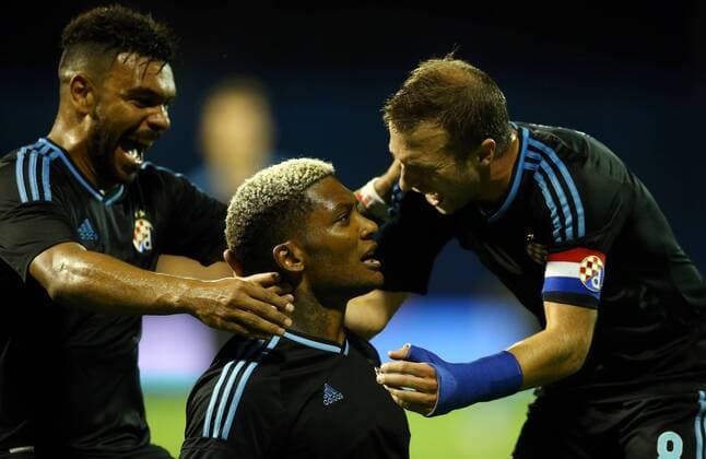 Bilder des Tages - SPORT Dinamo-Odds BK 27.07.2017., Zagreb, Croatia - UEFA Europa League Third qualifying round, Game 1. Dinamo Zagreb vs Odd BK. Fernandes.  SlavkoxMidzor PIXSELL