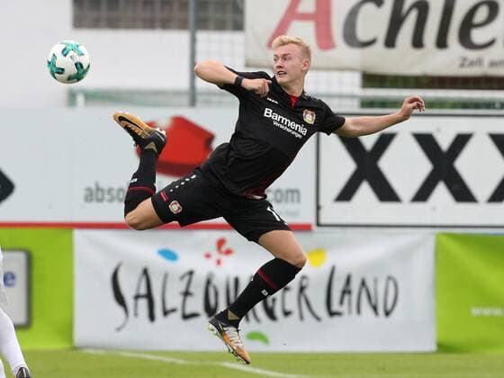 27.07.2017, Fussball GER, 1. Bundesliga Saison 2017 2018, Trainingslager von Bayer 04 Leverkusen in Zell am See, Testspiel, Bayer 04 Leverkusen - Antalyaspor, Julian Brandt (Bayer Leverkusen)