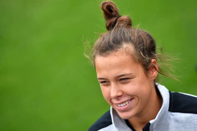 SOCCER - UEFA EURO EM Europameisterschaft Fussball 2017 WAGENINGEN,NETHERLANDS,28.JUL.17 - WOMEN SOCCER - UEFA Women s European Championship EM Europameisterschaft 2017, quarterfinal, preview, mixed zone team AUT. Image shows NicoleÊBilla (AUT). GEPAxpictures xFlorianxErtl