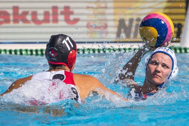 Bronze Medal Match Women s Russia RUS (White Cup) Vs Canada CAN (Blue Cup) 11 Evgeniya Ivanova RUS Russia 11 Kelly McKee CAN Canada Day 15 28 07 2017 XVII FINA World Championships Aquatics City Park - Varosliget Lake Budapest Hungary Photo Pasquale Mesiano Deepbluemedia Insidefoto pasqualexmesiano