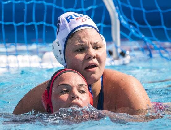 Bronze Medal Match Women s Russia RUS (White Cup) Vs Canada CAN (Blue Cup) 5 Mariia Borisova RUS Russia 10 Christine Robinson CAN Canada Day 15 28 07 2017 XVII FINA World Championships Aquatics City Park - Varosliget Lake Budapest Hungary Photo Pasquale Mesiano Deepbluemedia Insidefoto pasqualexmesiano