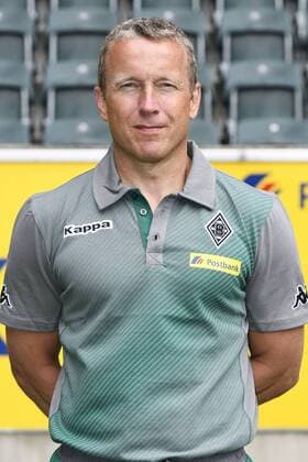 Fußball, GER, 1.BL, Porträttermin 2017 2018, VfL Borussia Mönchengladbach, Co-Trainer Frank Geideck (Gladbach). Einzelbild, Portrait, Porträt.
