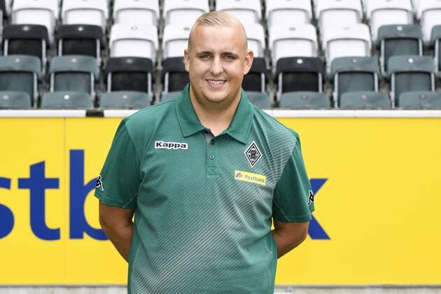 Fußball, GER, 1.BL, Porträttermin 2017 2018, VfL Borussia Mönchengladbach, Zeugwart Christian Rieger (Gladbach). Einzelbild, Portrait, Porträt.