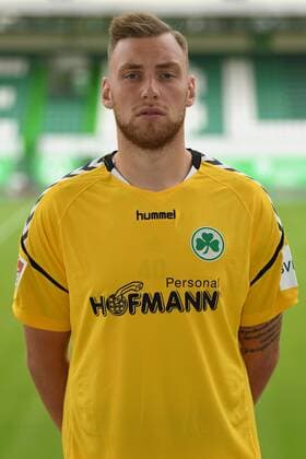 24.07.2017 - SpVgg Spielvereinigung Greuther Fürth Kleeblatt - 2. Fußball Bundesliga BL - Saison 2017 2018 - Fototermin Porträttermin Portraittermin - - Timo Königsmann (25, SpVgg Greuther Fürth ) - Einzelbild Einzelfoto Portrait Porträt Kopfbild