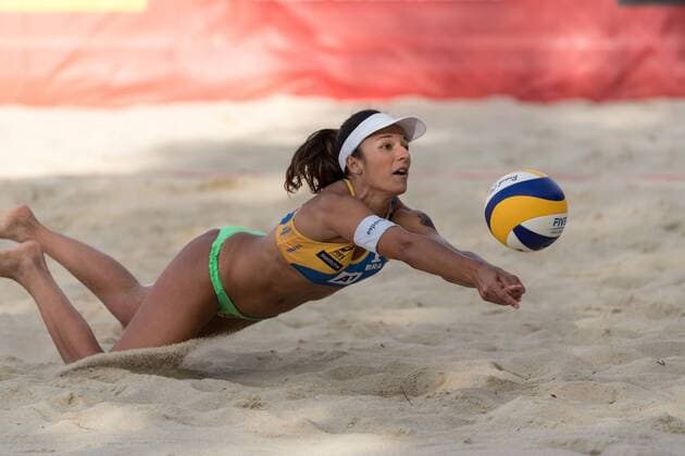 FIVB Beach volleyball Beachvolleyball World Championships Vienna 2017 am 28.07.2017 Barbara SEIXAS DE FREITAS (BRA); FIVB Beach Volleyball World Championships Vienna 2017 am 28.07.2017, Donauinsel Wien (Oesterreich). xPWx