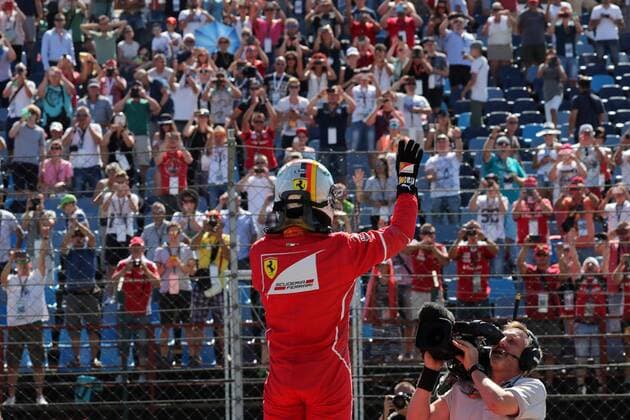 Hungarian Grand Prix, Hungaroring 27 - 30 July 2017 29.07.2017 - Qualifying, Sebastian Vettel (GER) Scuderia Ferrari SF70H pole position 