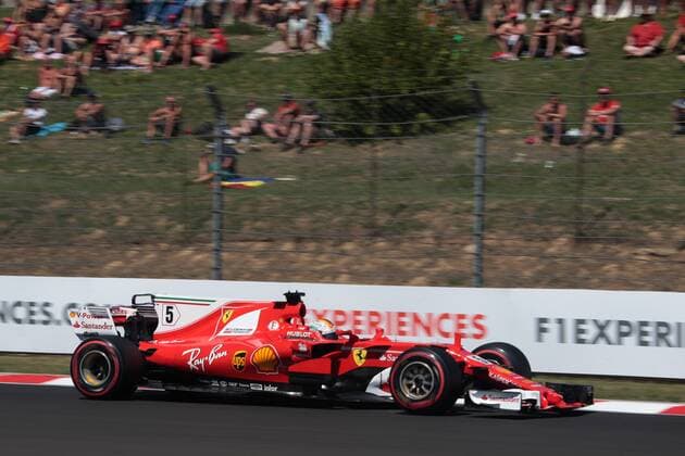 FORMULA 1 - Hungarian GP BUDAPEST,HUNGARY,29.JUL.17 - MOTORSPORTS, FORMULA 1 - Grand Prix of Hungary, Hungaroring, qualifying. Image shows Sebastian Vettel (GER Ferrari). GEPAxpictures xFritzxMueller